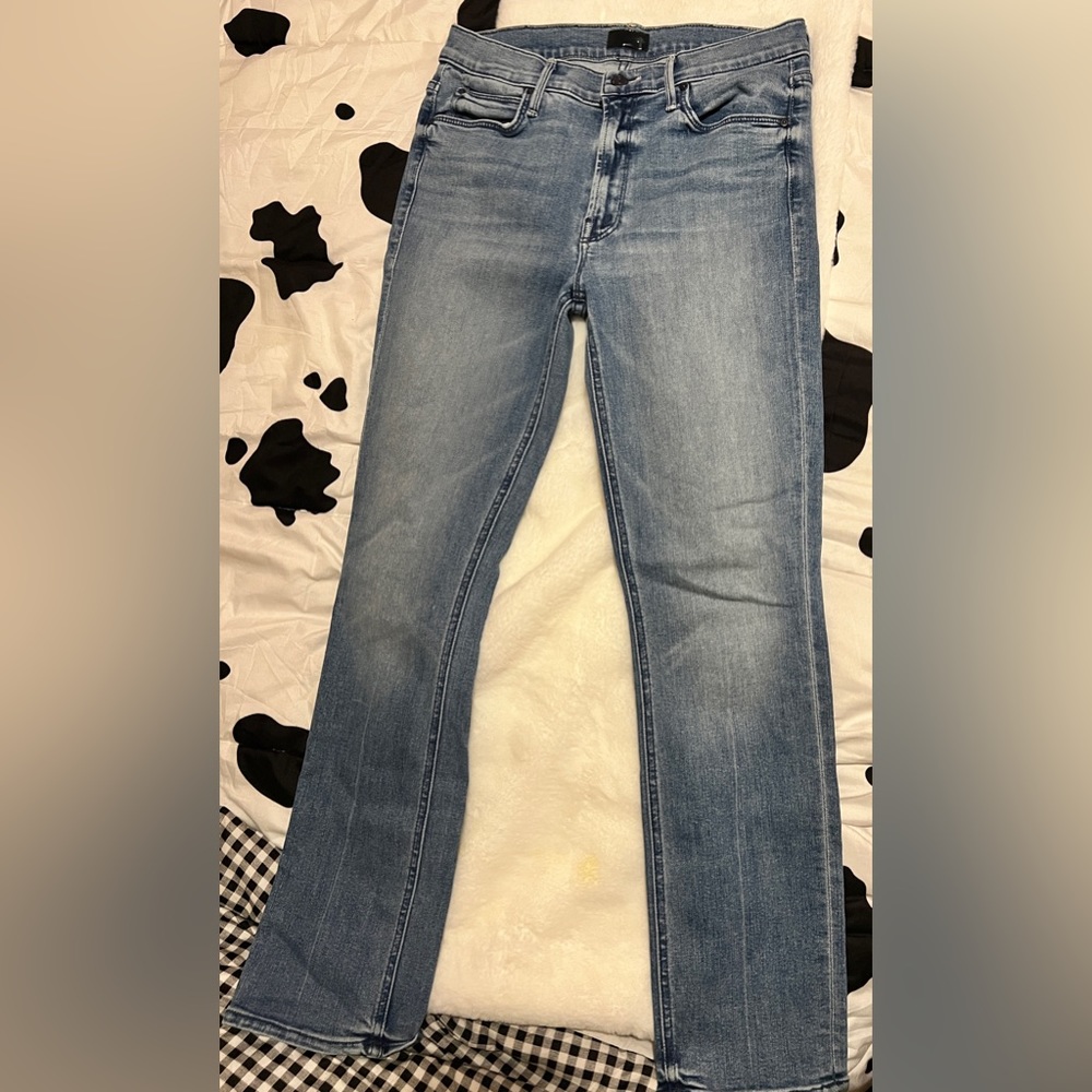 MOTHER denim ~The Mid Rise Dazzler Ankle in wash ~We The Animals